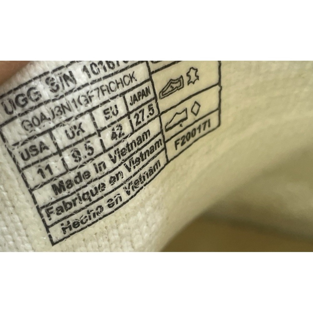 Ugg Women's Sneaker White Woven Mesh 11 Slip On Work Comfort Lightweight Shoes - Picture 8 of 11